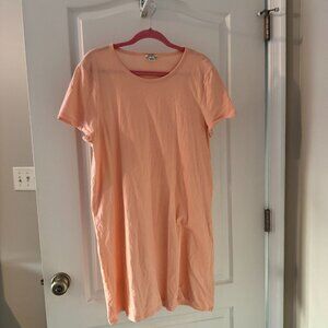 J. Crew Factory Peach Shirtdress